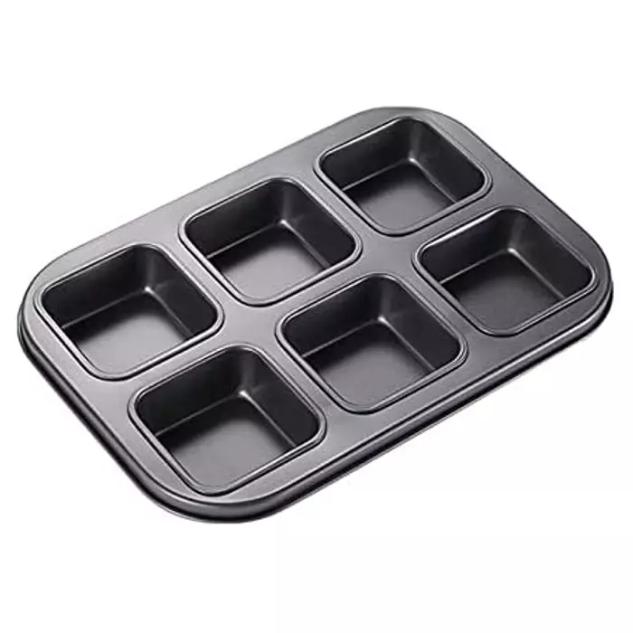 Nonstick brownie mould 6cavity