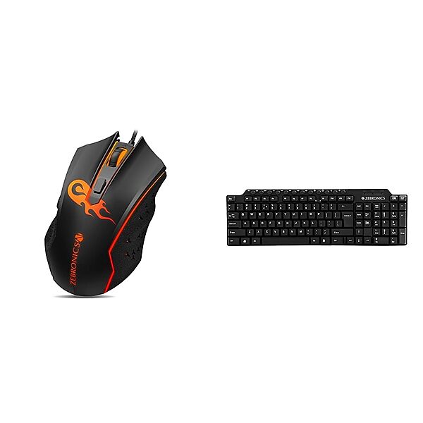 Zebronics Zeb-clash RGB Gaming Mouse offers customizable RGB, ergonomic design, and precision sensor, enhancing gaming experience for performance-focused gamers.