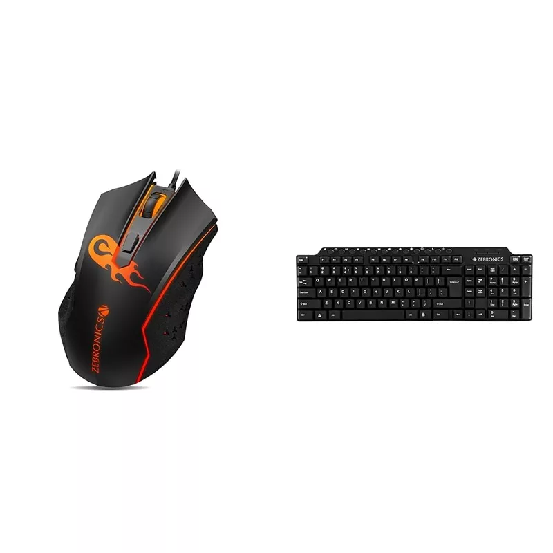Zebronics Zeb-clash RGB Gaming Mouse offers customizable RGB, ergonomic design, and precision sensor, enhancing gaming experience for performance-focused gamers.