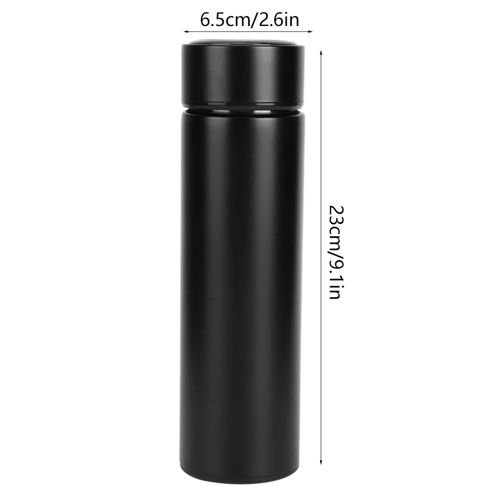 Steel Water Bottle 500 ml- Black