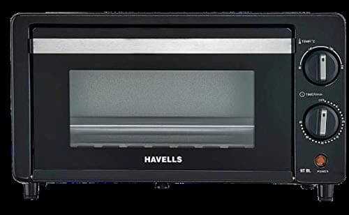 Havells OTG 9T BL - 9 Liters Toughened Double Glass Door 800 Watt