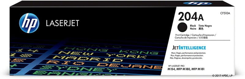 HP 204A Black LaserJet Toner Cartridge HP 204A Black LaserJet Toner Cartridge