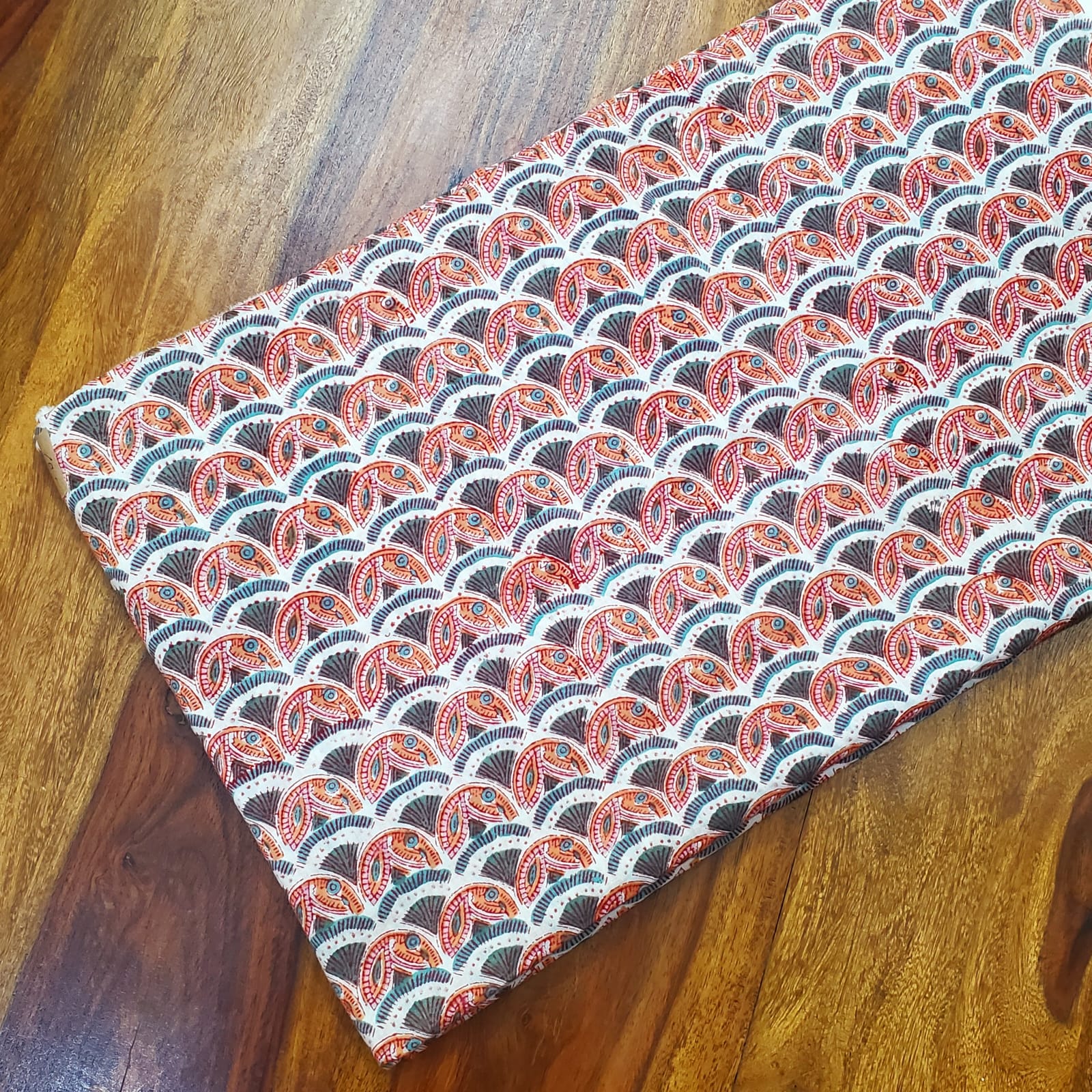 Sanganeri Handblock Cotton Fabric #41