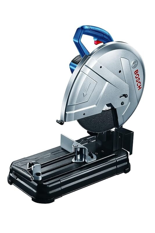 Bosch GCO 220 Corded Electric Metal Cut Off / Chop Saw, 2,200W, 3,800 rpm, Robust Base, 355 mm Cutting disc dia., 15 kg + 1 Bosch cutting disc, 1 Year Warranty