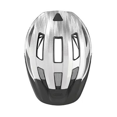 Abus Macator Helmet -Gleam Silver-Size-L (58-62) Abus Macator Helmet -Gleam Silver-Size-L (58-62)