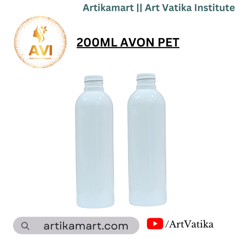 200ML AVON PET BOTTLE WHITE MILKY - 24MM NECK 200ML AVON PET BOTTLE WHITE MILKY - 24MM NECK