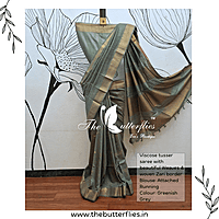 VISCOSE  TUSSER SAREE  YBRSTUS23380