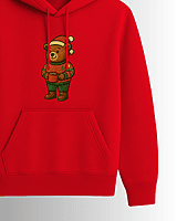 Unisex Red Coffee Graphic Printed All-Weather Hoodie