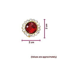 God Ornament Amman Face/Mugam with Crown/Kireedom and Lotus Attigai