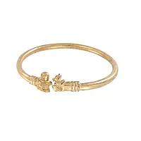 Gold Plated Adjustable Sivanlinga Nandi Kada