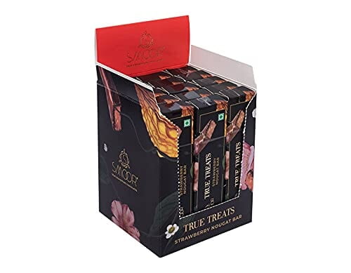 SMOOR Premium Strawberry Nougat Bar Gift Hamper Special Occasions Pack of 15