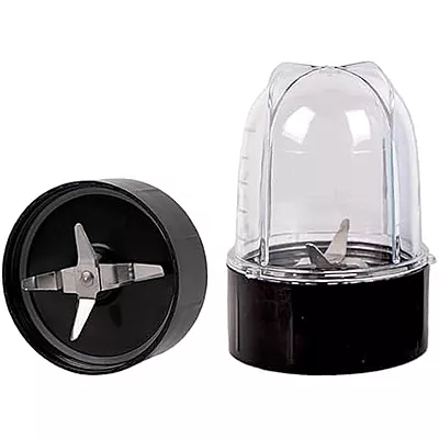 Bullet Mixer Juicer Jar (300ml & 500 ml) Black Universal 4-Teeth
