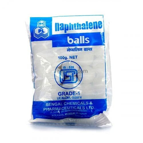Bengal Chemical Napthalene balls, 100 gm