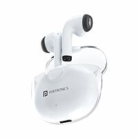 Portronics Harmonics Twins S4 Wireless Earbuds White