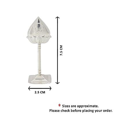 Silver Vel Symbol Stand Inspired by Lord Murugan