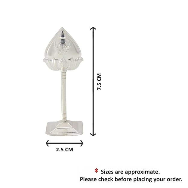 Silver Vel Symbol Stand Inspired by Lord Murugan