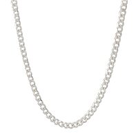 Sterling Silver Men's Curb Chain