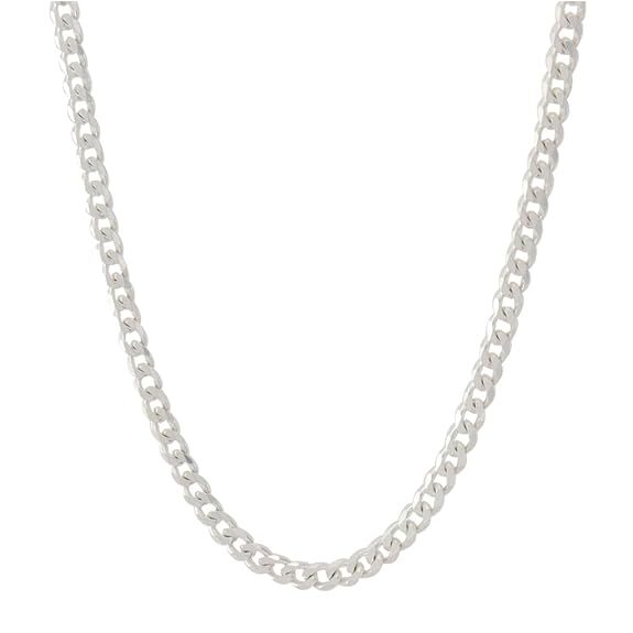 Sterling Silver Men's Curb Chain