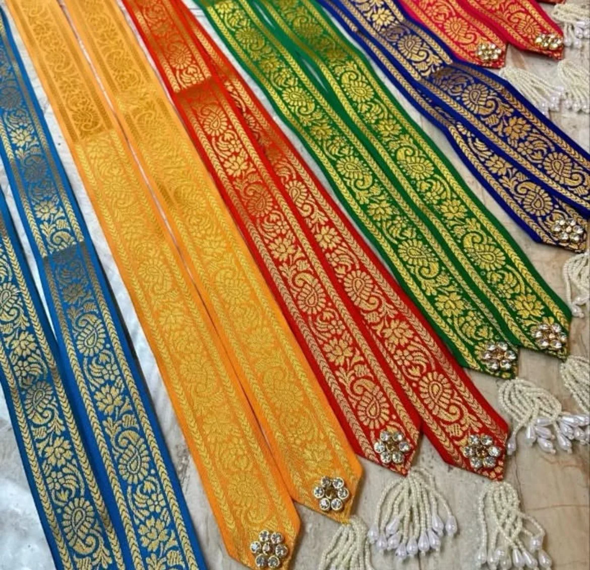 Banarasi Welcome Swagat Dupatta for Barati