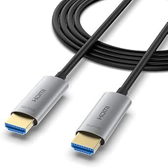 HAMMOK VERVE 15M HDMI 2.0 Fiber Optic CablHAMMOK VERVE 15M HDMI 2.0 Fiber Optic Cable – 4K High-Speed Video & Audio Transmissione – 4K