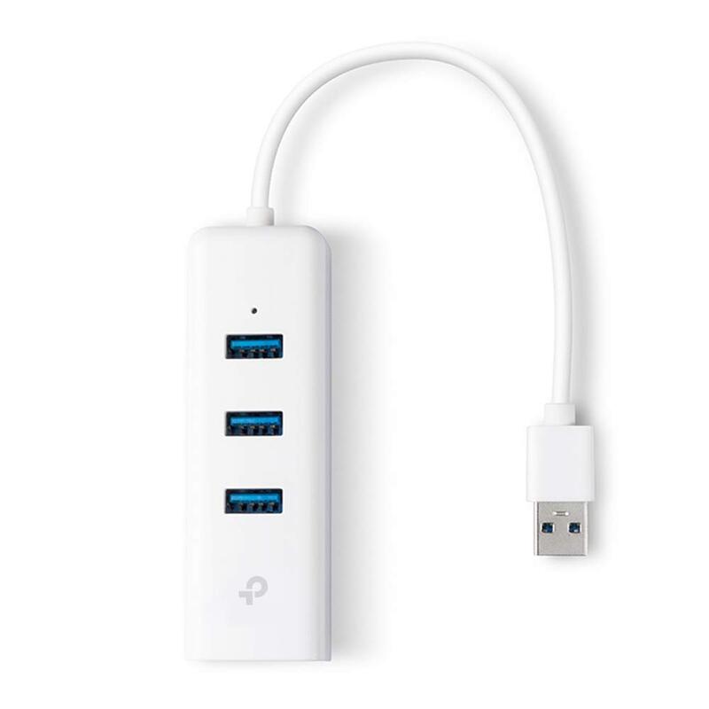 TP-Link UE330C 3-Port Hub & Gigabit Ethernet Adapter