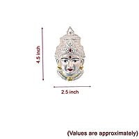 Silver Varalakshmi Face