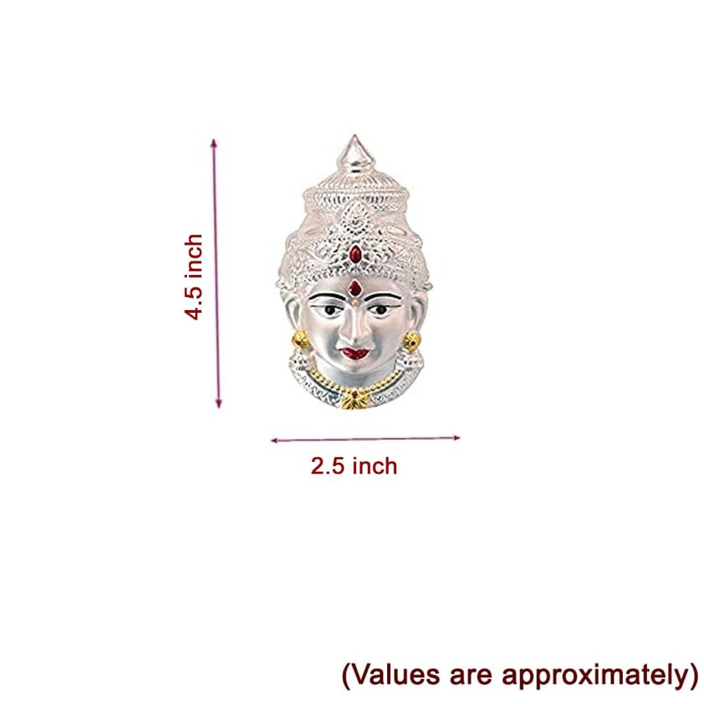 Silver Varalakshmi Face