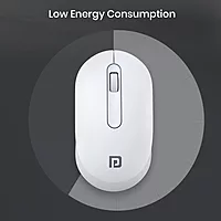 Portronics Toad 13 Wireless Optical Mouse – 2.4GHz  | USB Nano Receiver | White | 1 Year Warranty