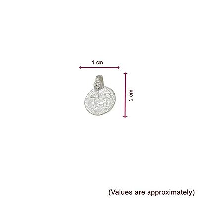 Silver Thambi thozhan Set (Hip Chain Pendants) for baby