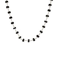 Original Karungali Mala with Silver Tied