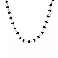 Original Karungali Mala with Silver Tied