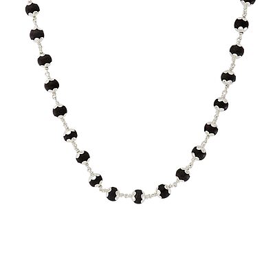 Original Karungali Mala with Silver Tied Original Karungali Mala with Silver Tied