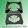 Black Powder Coated Rust Proof Pan Stand | Ordinary gas stove | Pack of 1