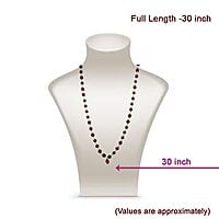 Rudraksha mala silver with pendant/Dollar for men