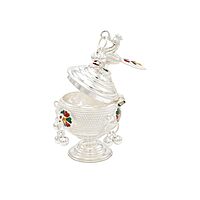 Decorative Salangai Peacock Kumkum chimizh