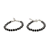 Silver Born Baby Anklets/silver payal for babies