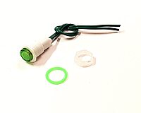 220 -240v AC Panel Mount Indicator small Lamp Led for Switch Board- green- 1 qty