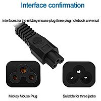 Uport Premium Power Cord for Laptop & Desktop: High-quality, durable power cable designed for reliable performance. Compatible with various models, ensuring efficient power delivery and safety.