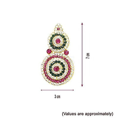 God Ornament Gold Plated Amman Face/Mugam,Crown/Kireedom and Attigai/Necklace