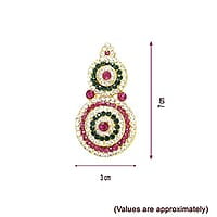 God Ornament Amman Face/Mugam with Crown/Kireedom and Lotus Attigai