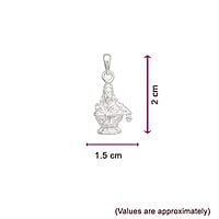 Sterling Silver Iyyappan Pendent/Dollar for Men