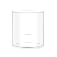 Borosil Medium Size Akhand Diya Decorative Brass Glass Oil Lamp