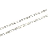 Sterling Silver Men's Figaro Chain