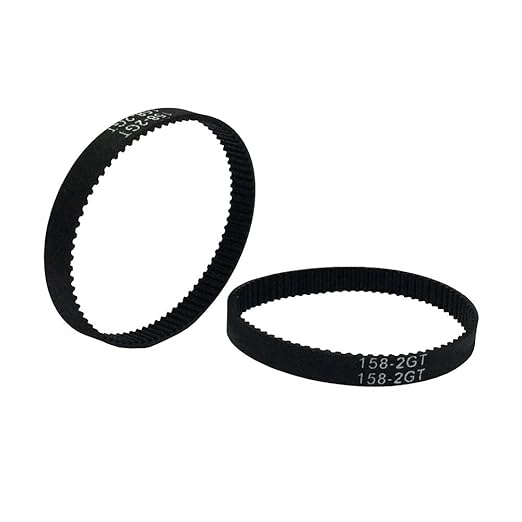 GT2 Close-Loop 158mm Long & 6mm-Width Rubber Timing Belt for 3D Printer