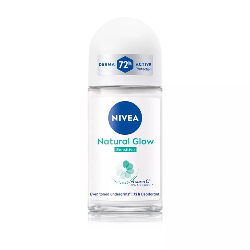 NIVEA ROLL ON NATURAL GLOW SENSITIVE 50ML