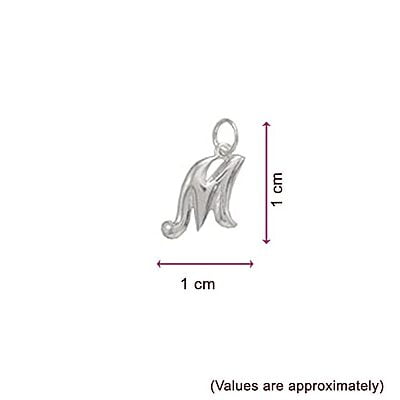 Silver M Pendent/Dollar for Men and Women