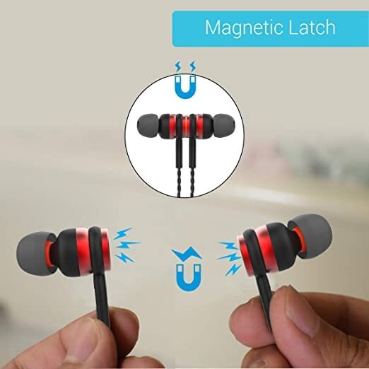 Portronics Conch Gama – Wired Earphones | Tangle-Free Cable, Comfortable & High-Quality Sound