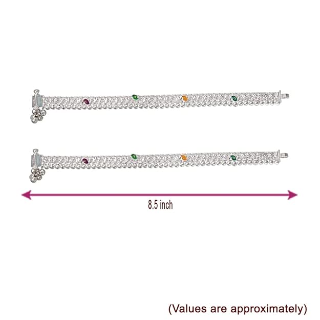 Sterling Silver payal Anklet
