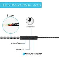 Portronics Conch Gama – Wired Earphones | Tangle-Free Cable, Comfortable & High-Quality Sound