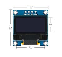0.96 Inch I2C/IIC 4pin OLED Display Module BLUE with Green mark module